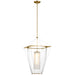 Visual Comfort Signature Canada - LED Lantern - Ovalle - Antique Brass- Union Lighting Luminaires Decor