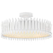 Visual Comfort Signature Canada - LED Semi-Flush Mount - Leslie - Plaster White- Union Lighting Luminaires Decor