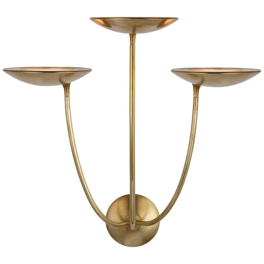Visual Comfort Signature Canada - LED Wall Sconce - Keira - Hand-Rubbed Antique Brass- Union Lighting Luminaires Decor