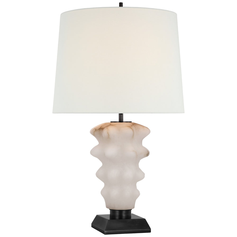 Visual Comfort Signature Canada - LED Table Lamp - Luxor - Alabaster and Bronze- Union Lighting Luminaires Decor