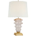 Visual Comfort Signature Canada - LED Table Lamp - Luxor - Alabaster and Hand-Rubbed Antique Brass- Union Lighting Luminaires Decor