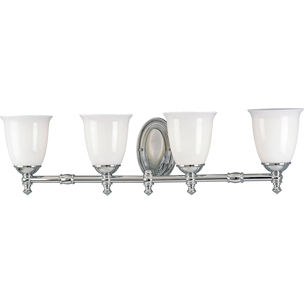 Progress Canada - Four Light Bath - Victorian - Polished Chrome- Union Lighting Luminaires Decor