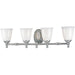 Progress Canada - Four Light Bath - Victorian - Polished Chrome- Union Lighting Luminaires Decor