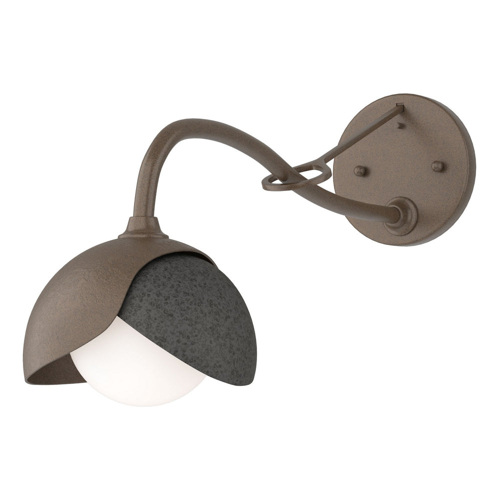 Hubbardton Forge - One Light Wall Sconce - Brooklyn - Bronze- Union Lighting Luminaires Decor