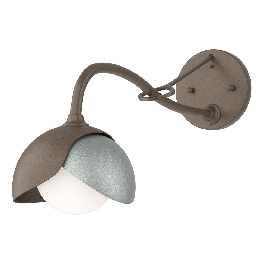 Hubbardton Forge - One Light Wall Sconce - Brooklyn - Bronze- Union Lighting Luminaires Decor