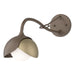 Hubbardton Forge - One Light Wall Sconce - Brooklyn - Bronze- Union Lighting Luminaires Decor