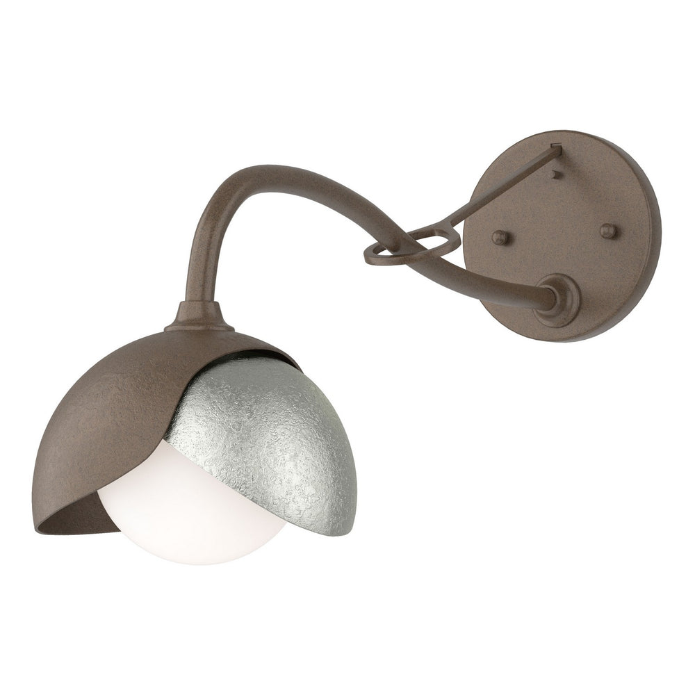 Hubbardton Forge - One Light Wall Sconce - Brooklyn - Bronze- Union Lighting Luminaires Decor