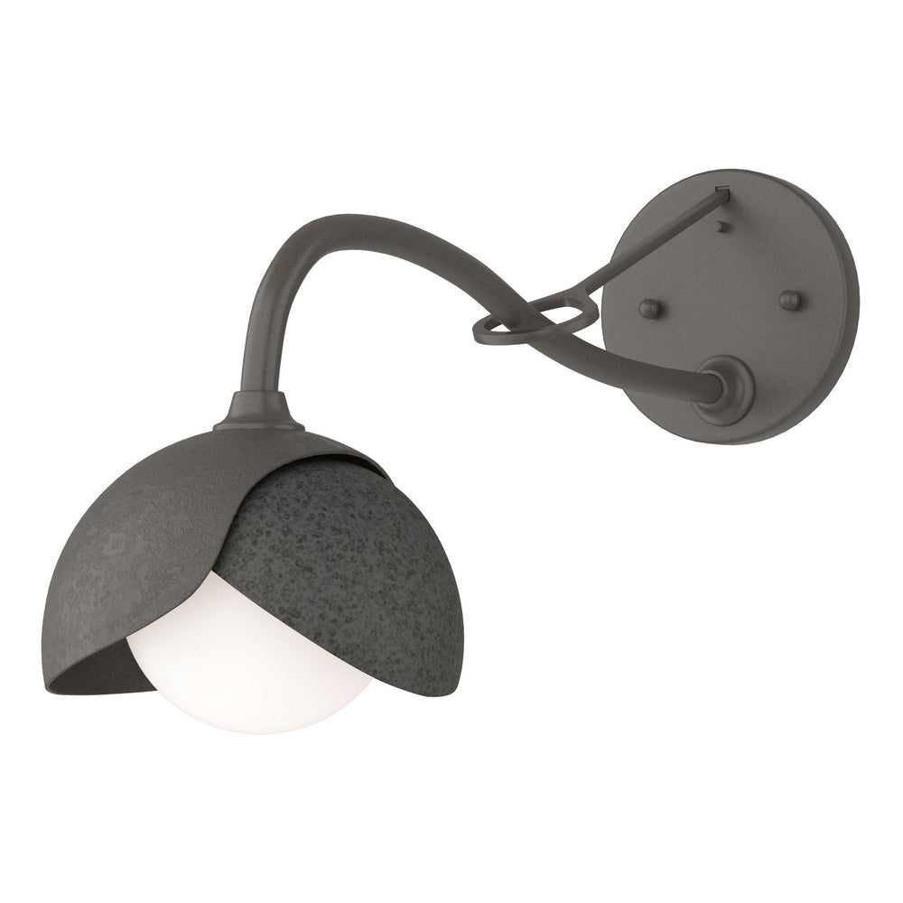 Hubbardton Forge - One Light Wall Sconce - Brooklyn - Dark Smoke- Union Lighting Luminaires Decor