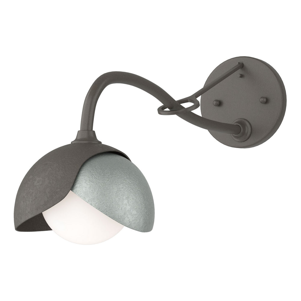 Hubbardton Forge - One Light Wall Sconce - Brooklyn - Dark Smoke- Union Lighting Luminaires Decor