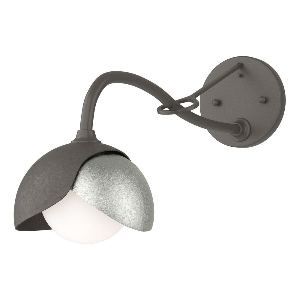 Hubbardton Forge - One Light Wall Sconce - Brooklyn - Dark Smoke- Union Lighting Luminaires Decor