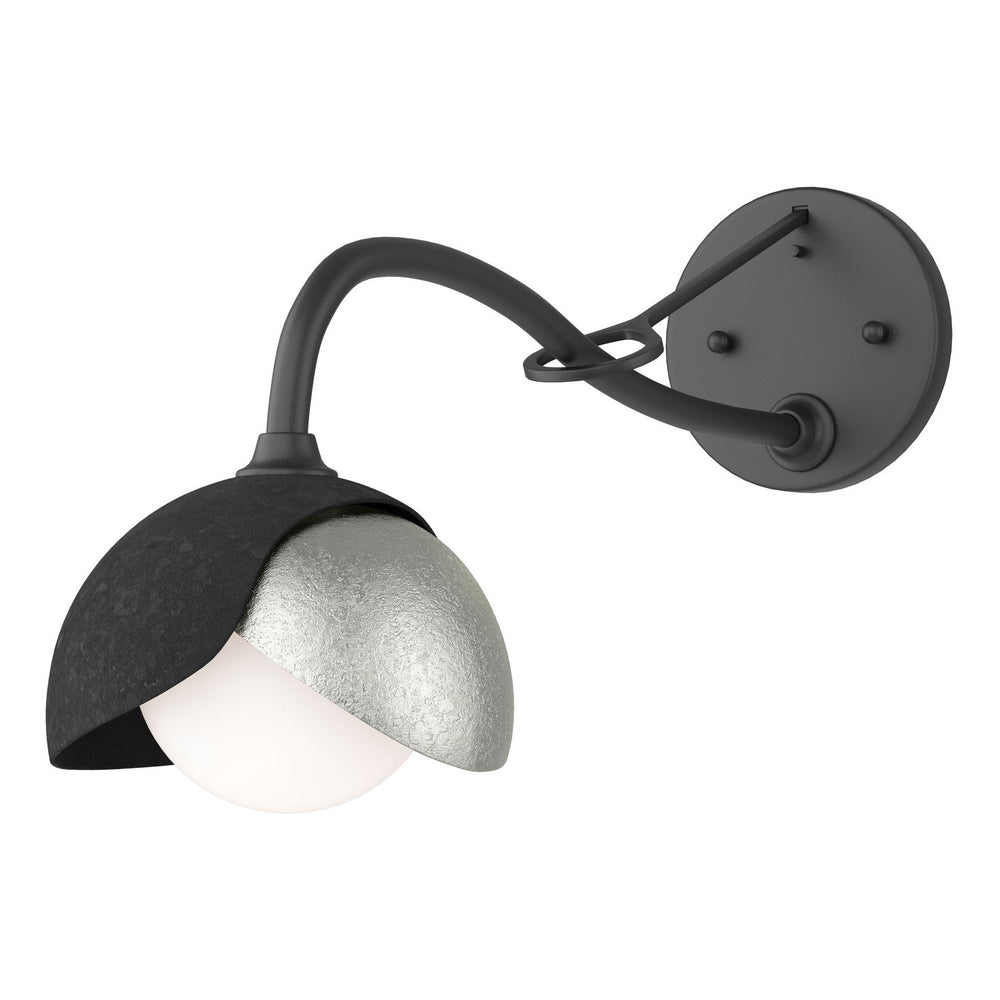 Hubbardton Forge - One Light Wall Sconce - Brooklyn - Black- Union Lighting Luminaires Decor