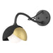 Hubbardton Forge - One Light Wall Sconce - Brooklyn - Black- Union Lighting Luminaires Decor