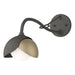 Hubbardton Forge - One Light Wall Sconce - Brooklyn - Natural Iron- Union Lighting Luminaires Decor