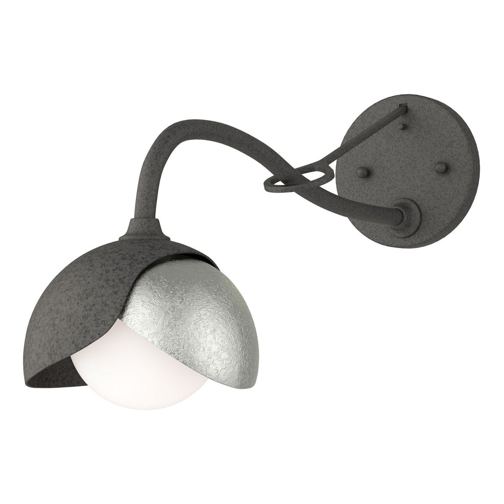 Hubbardton Forge - One Light Wall Sconce - Brooklyn - Natural Iron- Union Lighting Luminaires Decor