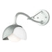 Hubbardton Forge - One Light Wall Sconce - Brooklyn - Vintage Platinum- Union Lighting Luminaires Decor