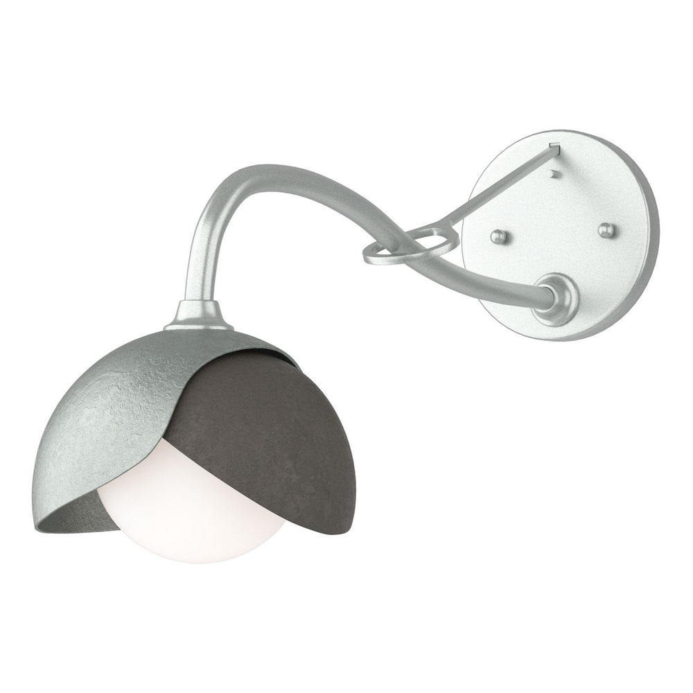 Hubbardton Forge - One Light Wall Sconce - Brooklyn - Vintage Platinum- Union Lighting Luminaires Decor
