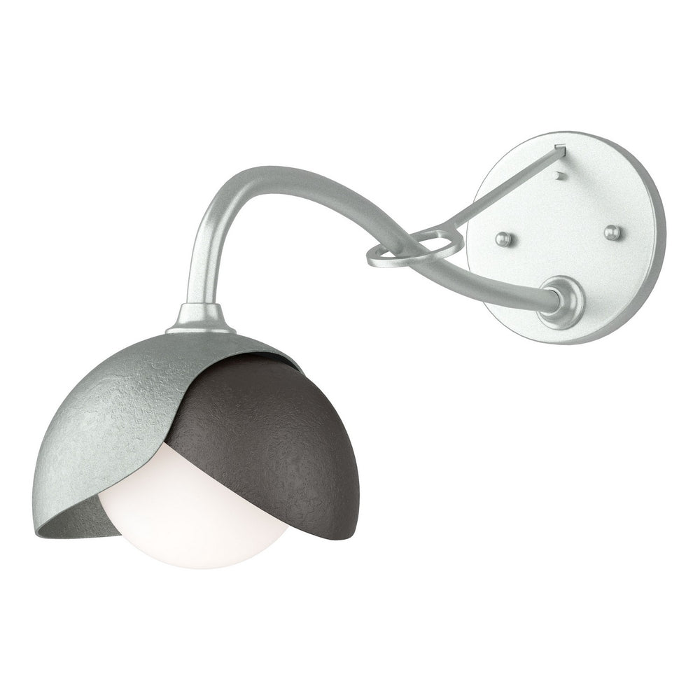 Hubbardton Forge - One Light Wall Sconce - Brooklyn - Vintage Platinum- Union Lighting Luminaires Decor