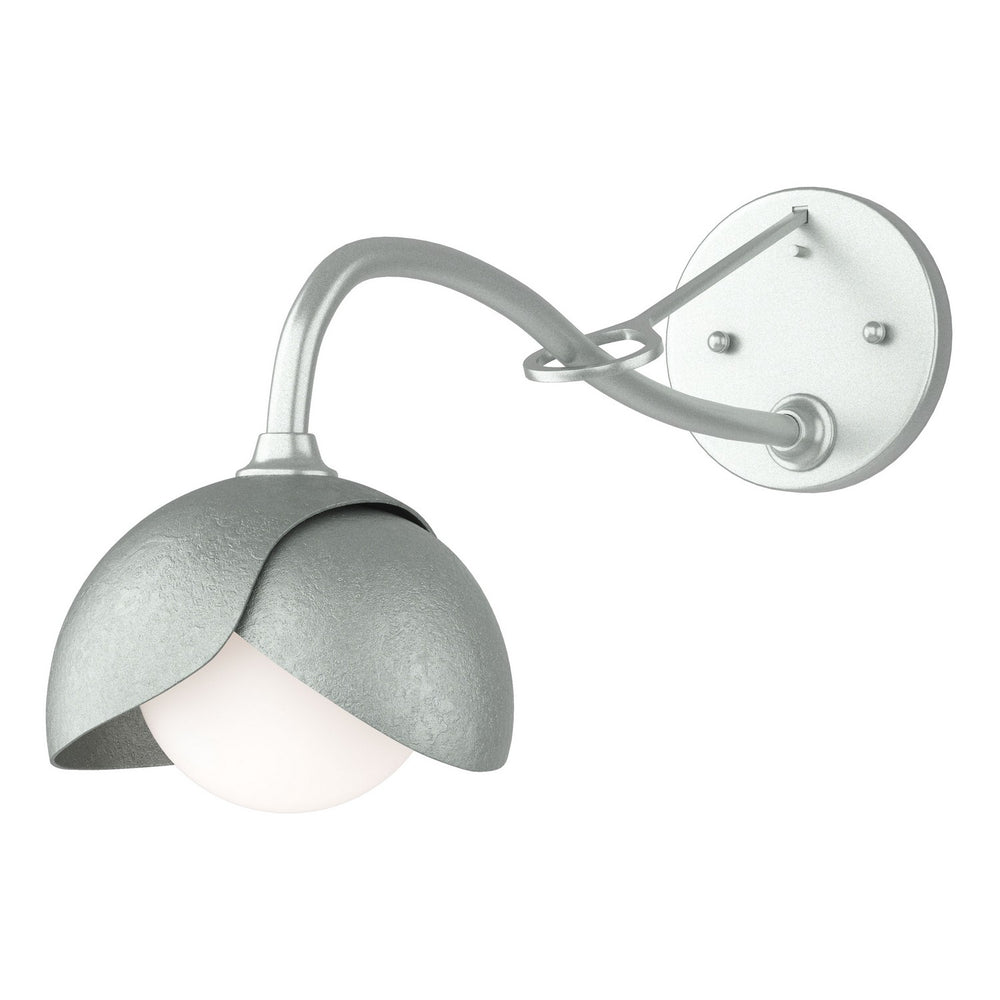 Hubbardton Forge - One Light Wall Sconce - Brooklyn - Vintage Platinum- Union Lighting Luminaires Decor