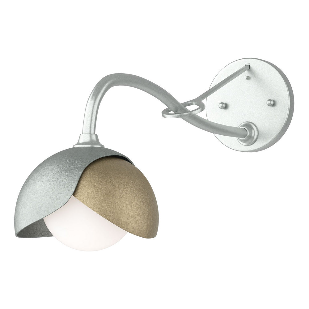 Hubbardton Forge - One Light Wall Sconce - Brooklyn - Vintage Platinum- Union Lighting Luminaires Decor