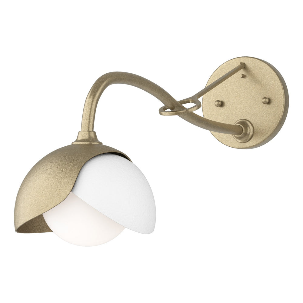 Hubbardton Forge - One Light Wall Sconce - Brooklyn - Soft Gold- Union Lighting Luminaires Decor