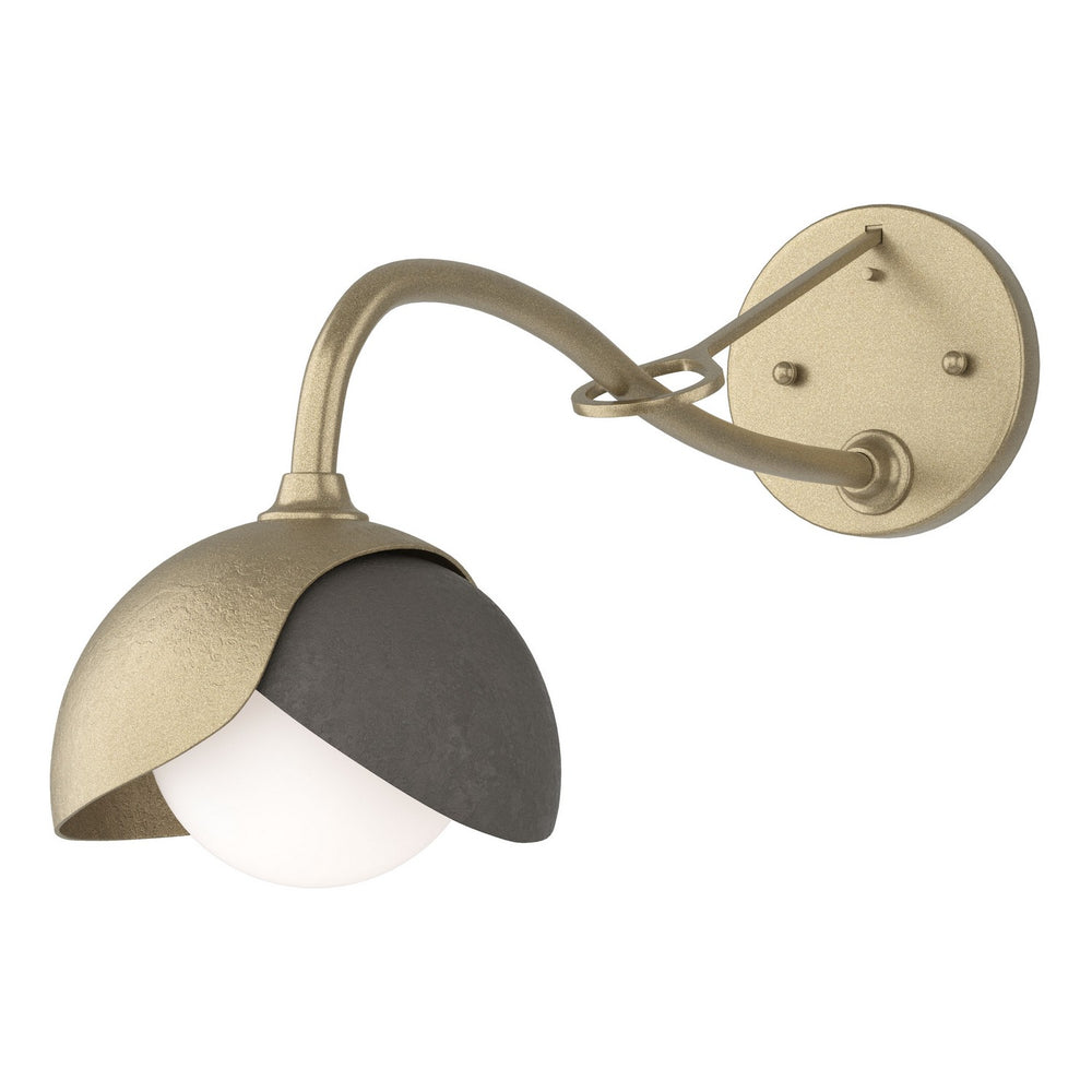 Hubbardton Forge - One Light Wall Sconce - Brooklyn - Soft Gold- Union Lighting Luminaires Decor