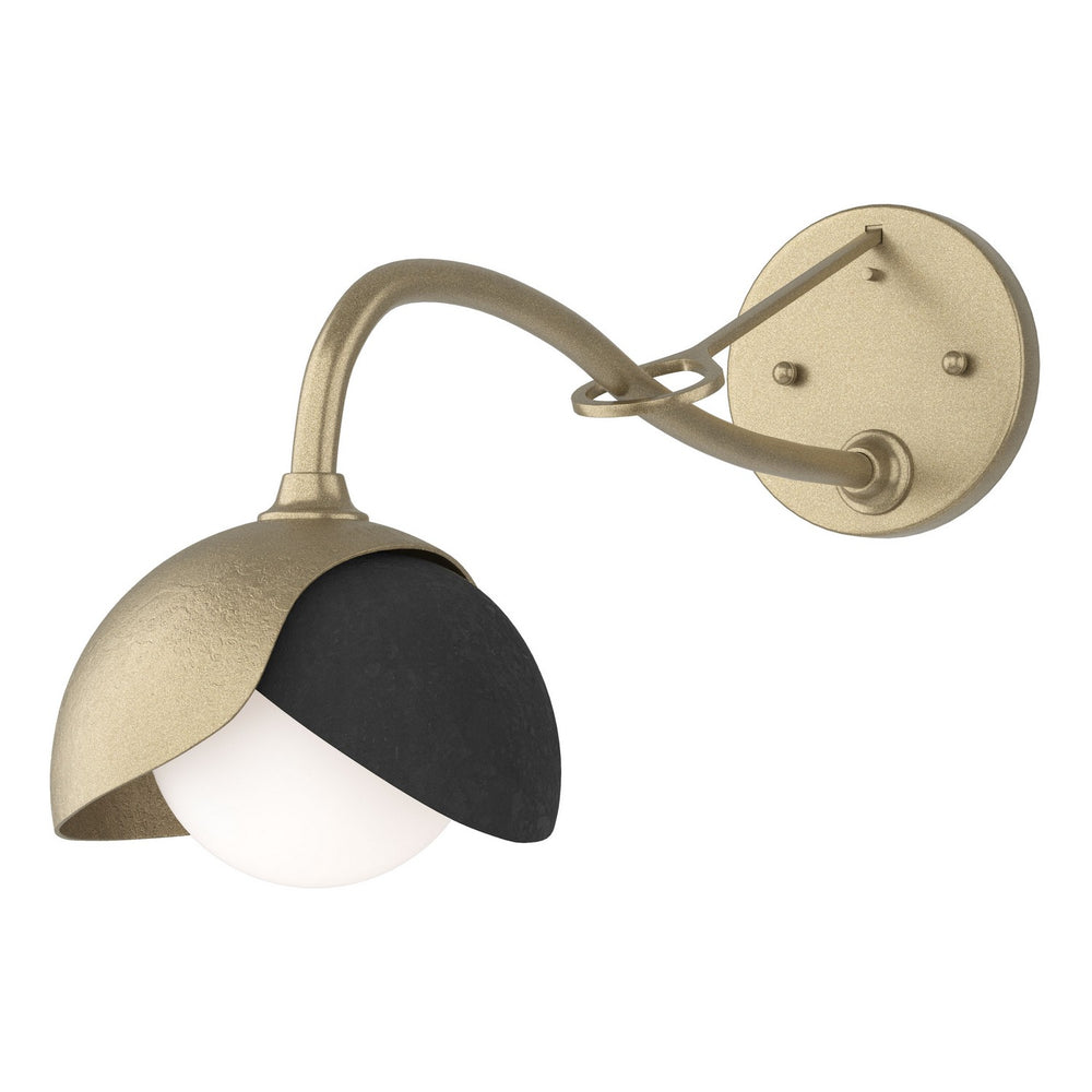 Hubbardton Forge - One Light Wall Sconce - Brooklyn - Soft Gold- Union Lighting Luminaires Decor