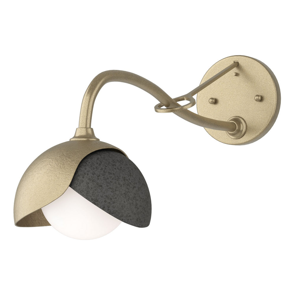 Hubbardton Forge - One Light Wall Sconce - Brooklyn - Soft Gold- Union Lighting Luminaires Decor
