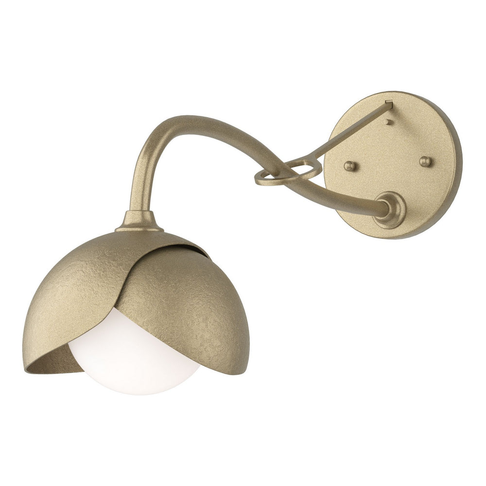 Hubbardton Forge - One Light Wall Sconce - Brooklyn - Soft Gold- Union Lighting Luminaires Decor