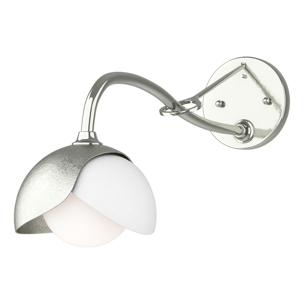 Hubbardton Forge - One Light Wall Sconce - Brooklyn - Sterling- Union Lighting Luminaires Decor