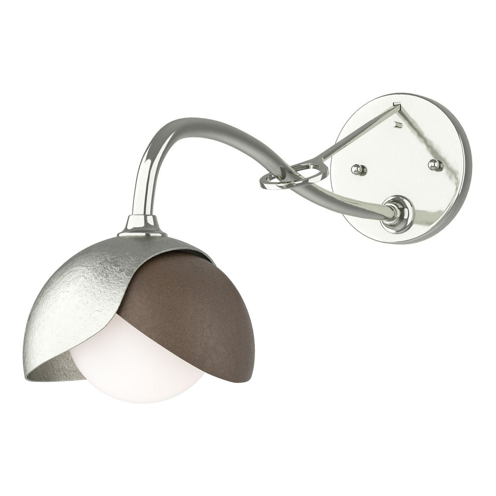 Hubbardton Forge - One Light Wall Sconce - Brooklyn - Sterling- Union Lighting Luminaires Decor