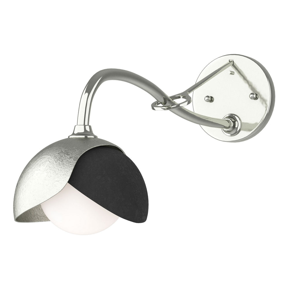 Hubbardton Forge - One Light Wall Sconce - Brooklyn - Sterling- Union Lighting Luminaires Decor