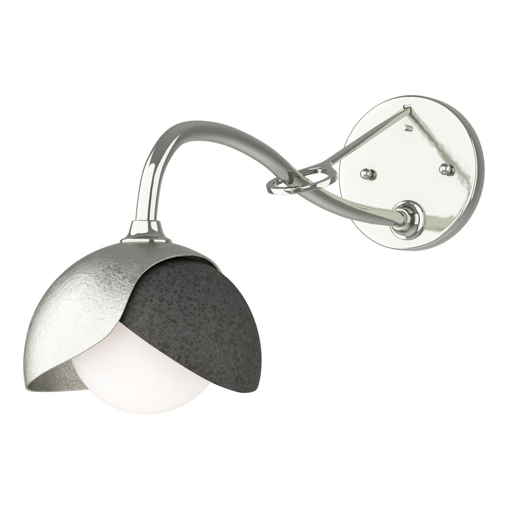 Hubbardton Forge - One Light Wall Sconce - Brooklyn - Sterling- Union Lighting Luminaires Decor