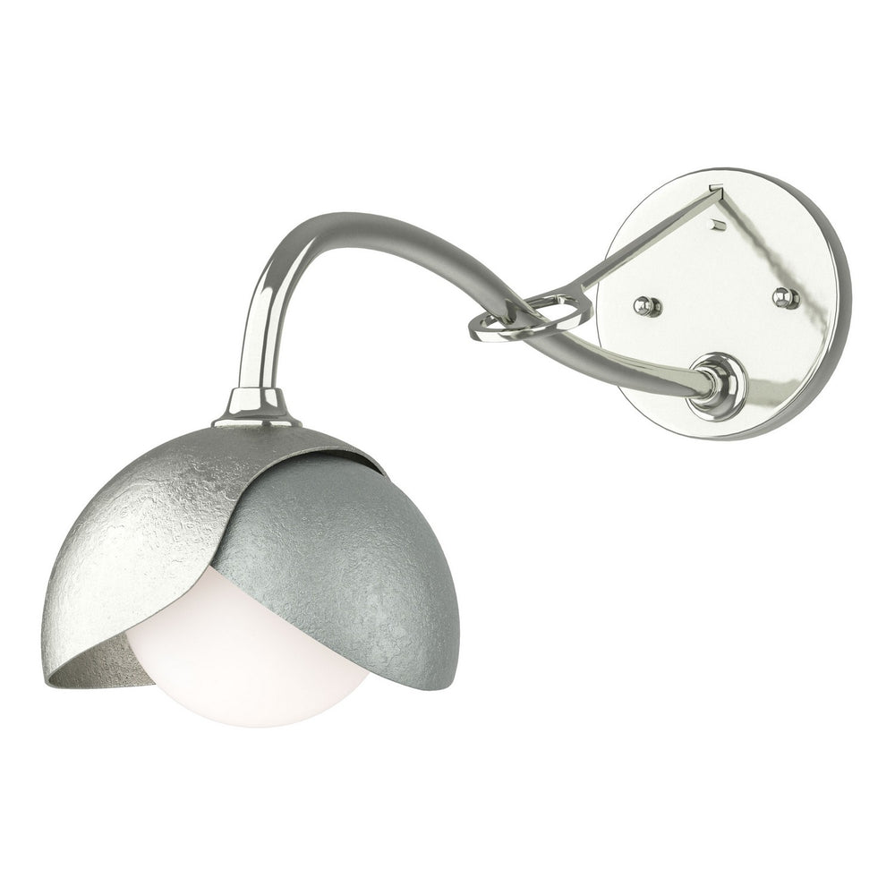 Hubbardton Forge - One Light Wall Sconce - Brooklyn - Sterling- Union Lighting Luminaires Decor