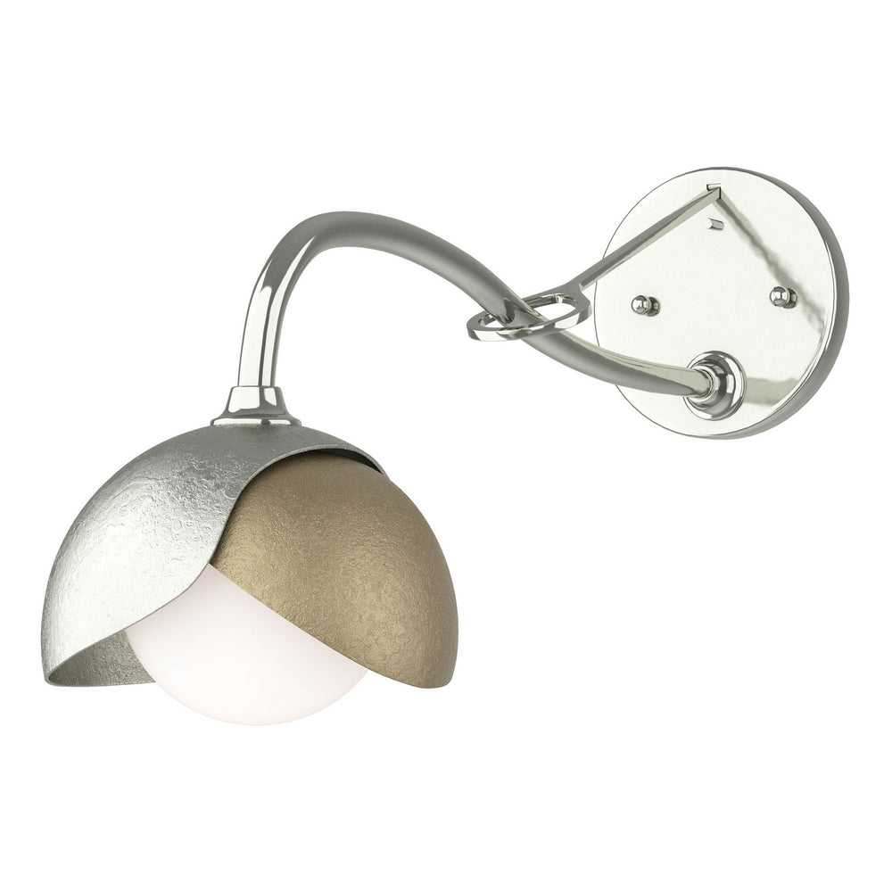 Hubbardton Forge - One Light Wall Sconce - Brooklyn - Sterling- Union Lighting Luminaires Decor