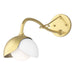 Hubbardton Forge - One Light Wall Sconce - Brooklyn - Modern Brass- Union Lighting Luminaires Decor