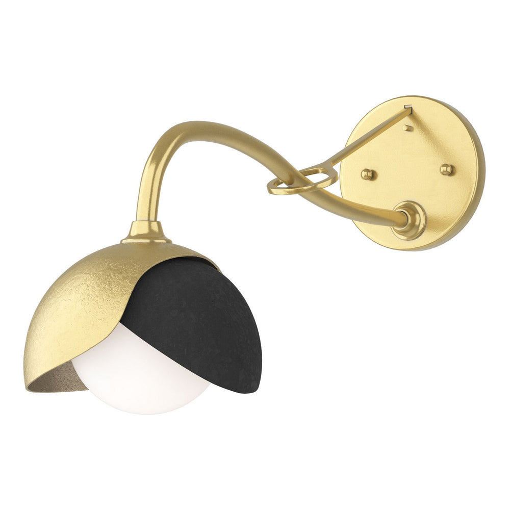 Hubbardton Forge - One Light Wall Sconce - Brooklyn - Modern Brass- Union Lighting Luminaires Decor