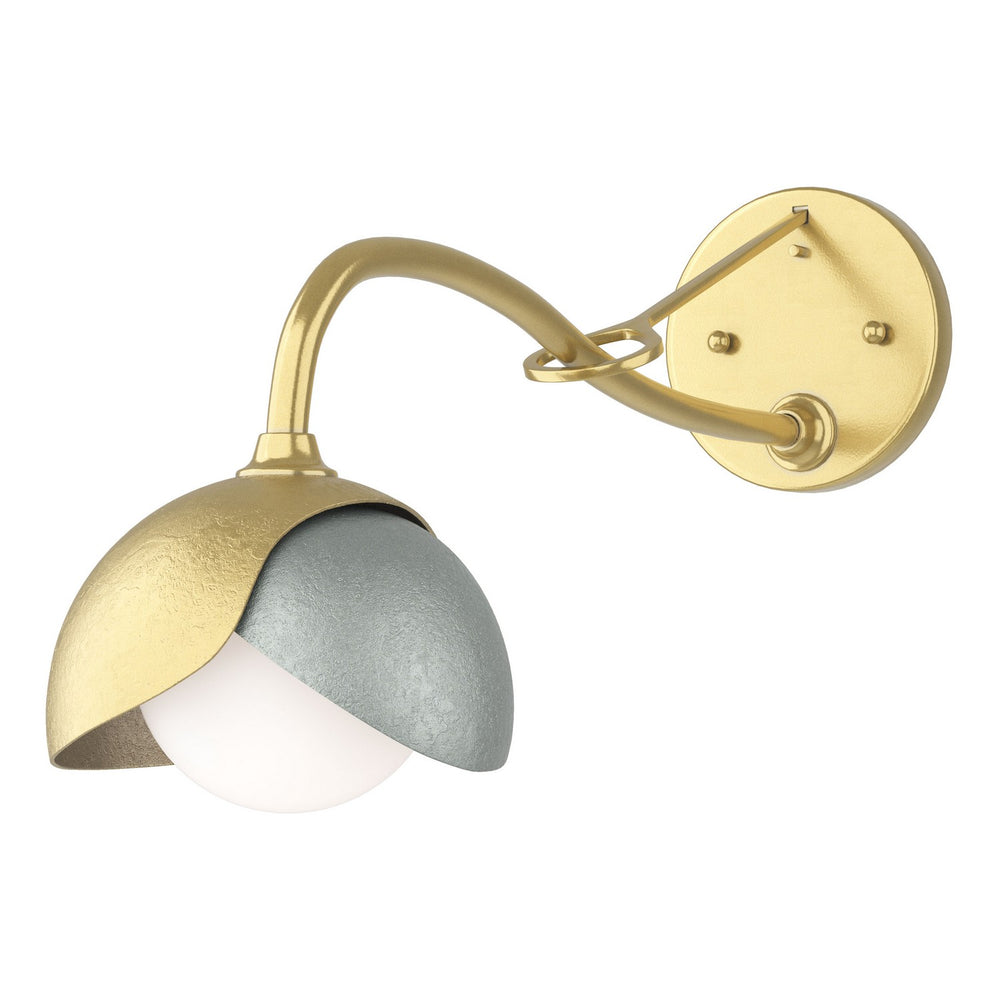 Hubbardton Forge - One Light Wall Sconce - Brooklyn - Modern Brass- Union Lighting Luminaires Decor