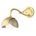 Hubbardton Forge - One Light Wall Sconce - Brooklyn - Modern Brass- Union Lighting Luminaires Decor