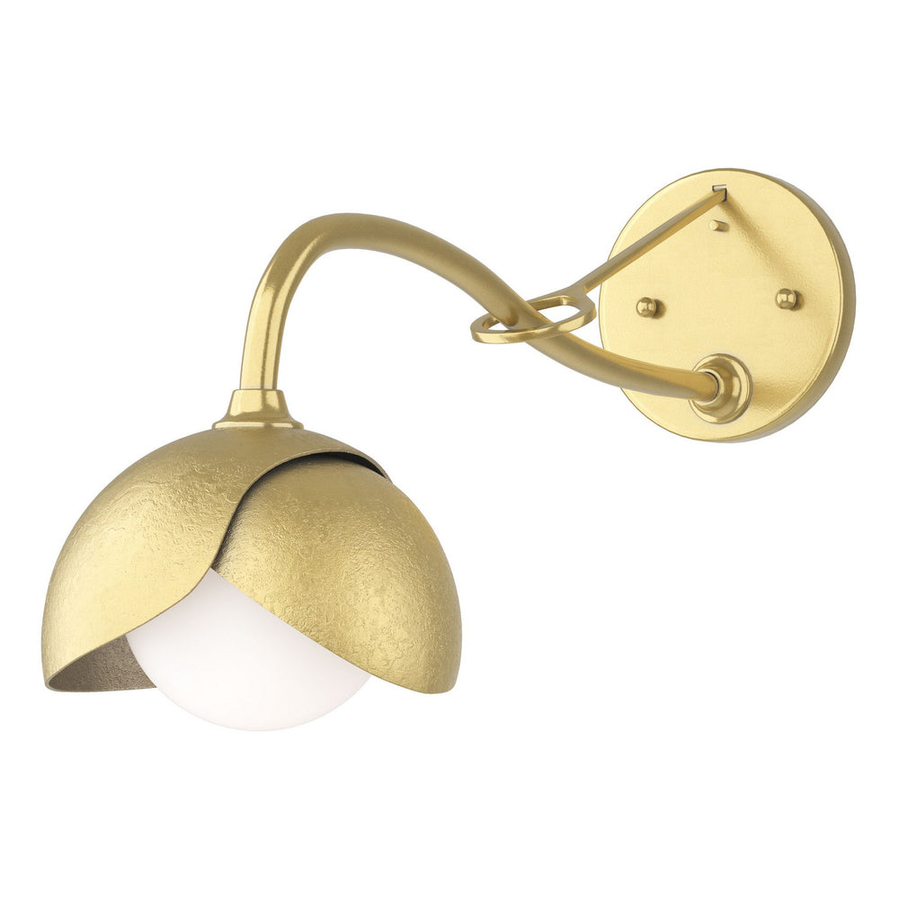 Hubbardton Forge - One Light Wall Sconce - Brooklyn - Modern Brass- Union Lighting Luminaires Decor