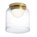 Dainolite Canada - LED Flush Mount - Nadine - Clear- Union Lighting Luminaires Decor