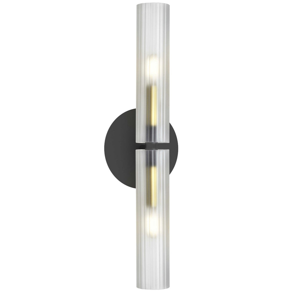 Dainolite Canada - Two Light Wall Sconce - Wand - Matte Black- Union Lighting Luminaires Decor