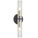 Dainolite Canada - Two Light Wall Sconce - Wand - Matte Black- Union Lighting Luminaires Decor