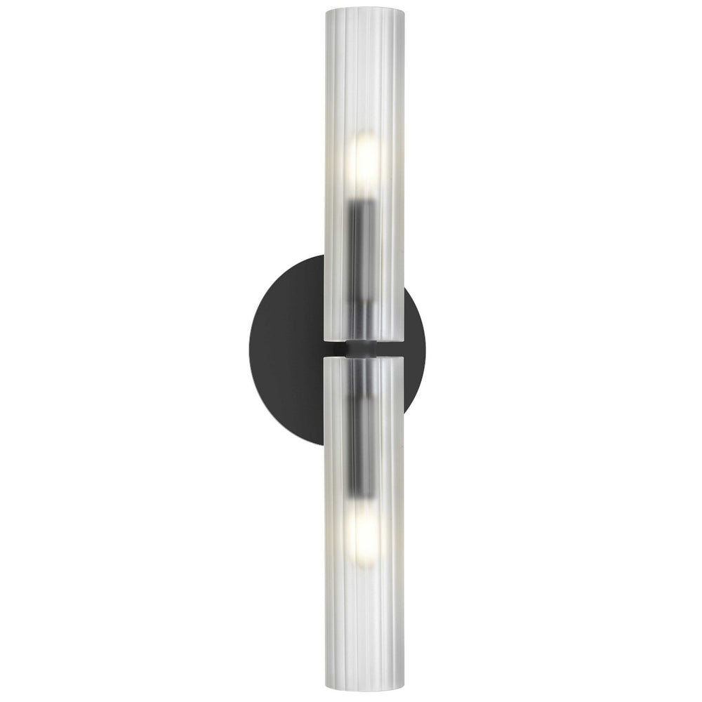 Dainolite Canada - Two Light Wall Sconce - Wand - Matte Black- Union Lighting Luminaires Decor