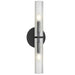 Dainolite Canada - Two Light Wall Sconce - Wand - Matte Black- Union Lighting Luminaires Decor