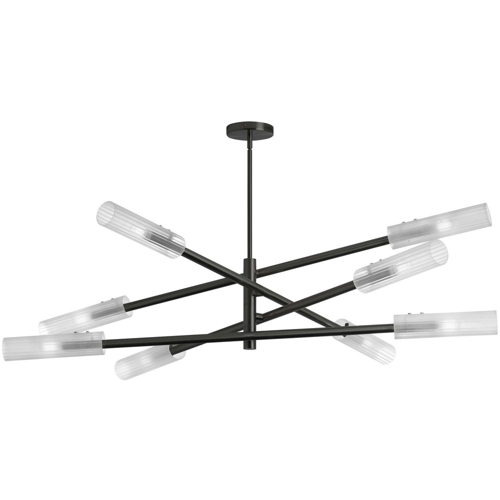 Dainolite Canada - Eight Light Chandelier - Wand - Matte Black- Union Lighting Luminaires Decor