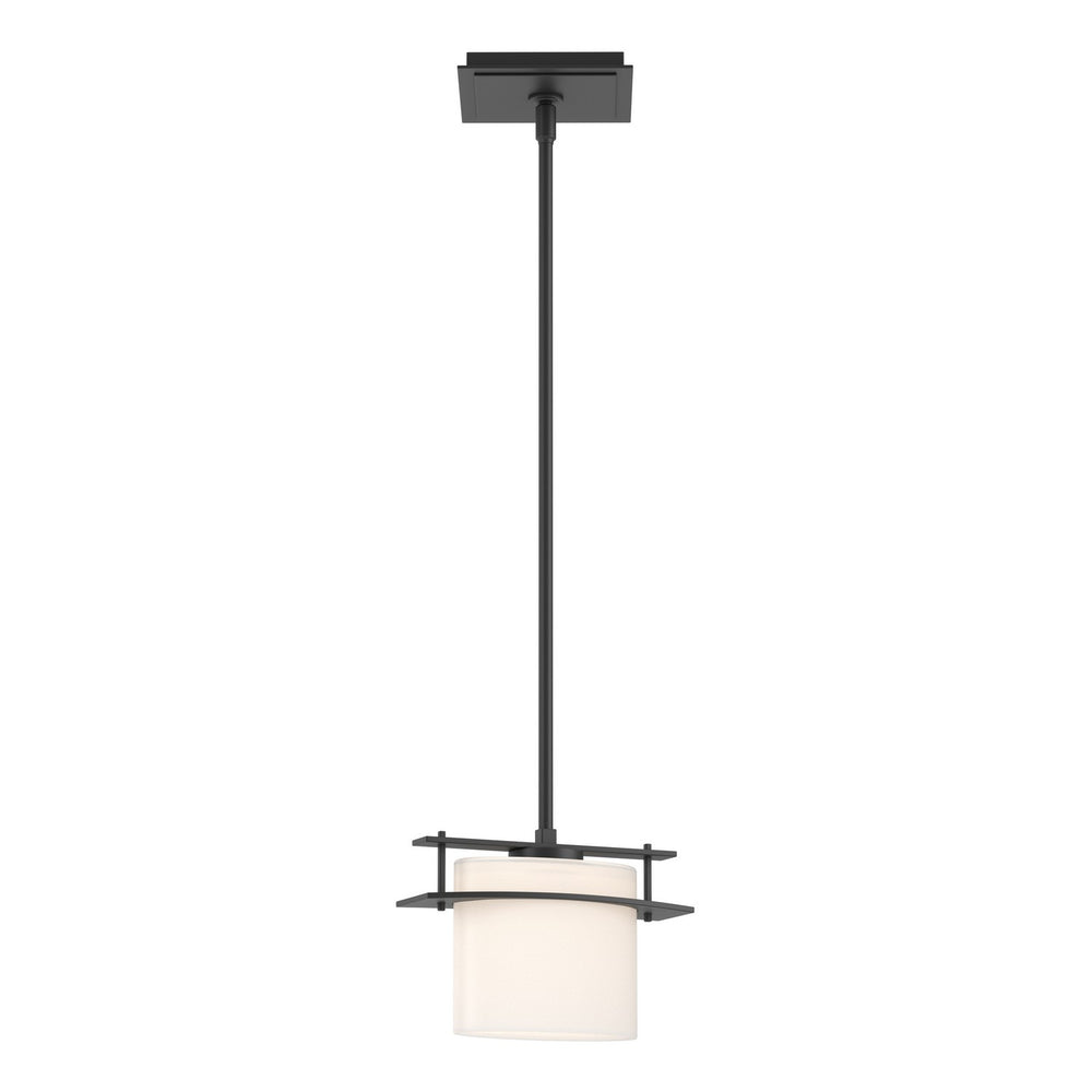 Hubbardton Forge - One Light Mini Pendant - Ellipse - Black- Union Lighting Luminaires Decor
