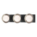 Hubbardton Forge - Three Light Bath Sconce - Brooklyn - Black- Union Lighting Luminaires Decor