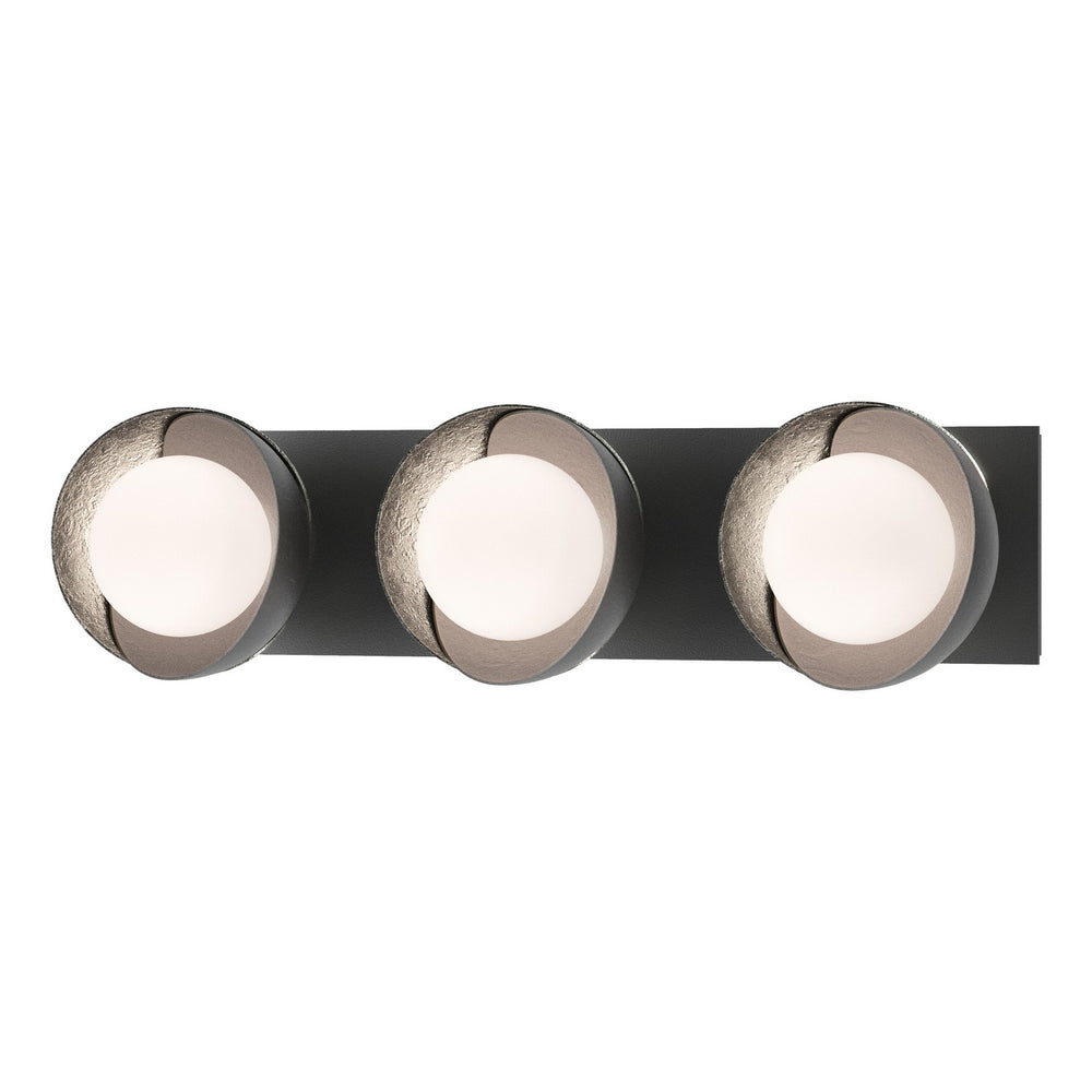 Hubbardton Forge - Three Light Bath Sconce - Brooklyn - Black- Union Lighting Luminaires Decor