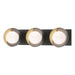 Hubbardton Forge - Three Light Bath Sconce - Brooklyn - Black- Union Lighting Luminaires Decor