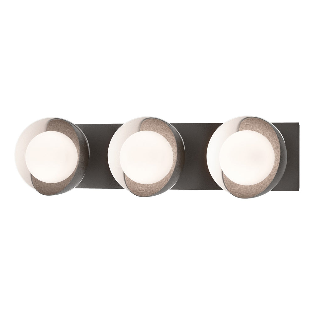 Hubbardton Forge - Three Light Wall Sconce - Brooklyn - Oil Rubbed Bronze- Union Lighting Luminaires Decor